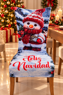 Copo Nieve Bufanda Roja